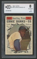 Ernie Banks 1961 Topps #575 AS (BCCG 8) at PristineAuction.com