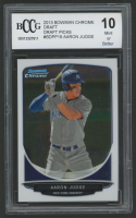 Aaron Judge 2013 Bowman Chrome Draft Picks #BDPP19 RC (BCCG 10) at PristineAuction.com