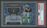Howie Long 2022 Panini Prizm Flashback Autographs Prizms Navy Camo #7 #4/25 (PSA 10) at PristineAuction.com
