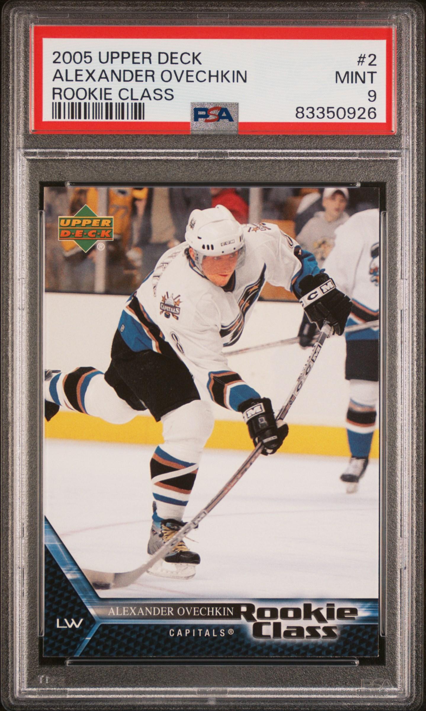 Alexander Ovechkin 2005 Upper Deck Rookie Class #2 (PSA 9) at PristineAuction.com Alexander Ovechkin 2005 Upper Deck Rookie Class #2 (PSA 9) at PristineAuction.com