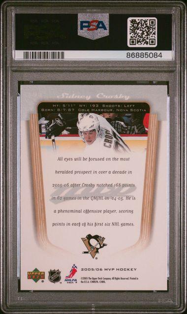 Sidney Crosby 2005 Upper Deck MVP #393 (PSA 10) at PristineAuction.com Sidney Crosby 2005 Upper Deck MVP #393 (PSA 10) at PristineAuction.com