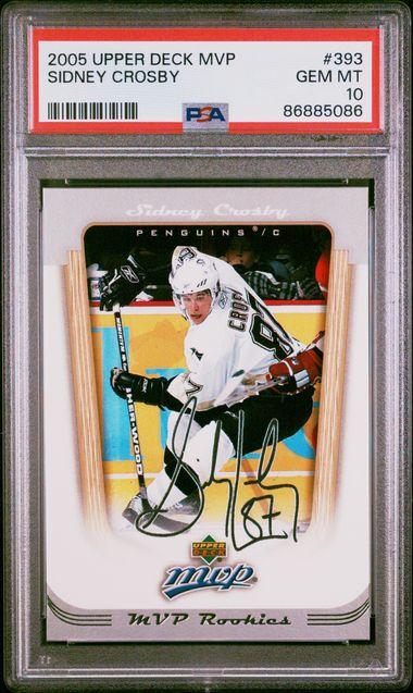 Sidney Crosby 2005 Upper Deck MVP #393 (PSA 10) at PristineAuction.com Sidney Crosby 2005 Upper Deck MVP #393 (PSA 10) at PristineAuction.com