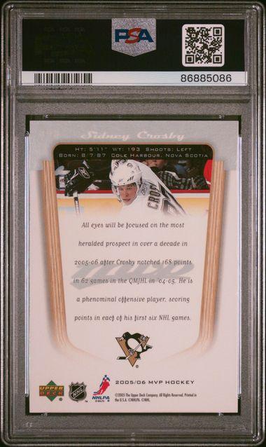 Sidney Crosby 2005 Upper Deck MVP #393 (PSA 10) at PristineAuction.com Sidney Crosby 2005 Upper Deck MVP #393 (PSA 10) at PristineAuction.com