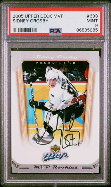 Sidney Crosby 2005 Upper Deck MVP #393 (PSA 9) at PristineAuction.com Sidney Crosby 2005 Upper Deck MVP #393 (PSA 9) at PristineAuction.com