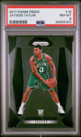 Jayson Tatum 2017-18 Panini Prizm #16 RC (PSA 8) at PristineAuction.com