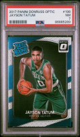 Jayson Tatum 2017 Donruss Optic RR #198 (PSA 7) at PristineAuction.com