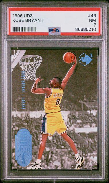 Kobe Bryant 1996-97 UD3 #43 (PSA 7) at PristineAuction.com Kobe Bryant 1996-97 UD3 #43 (PSA 7) at PristineAuction.com
