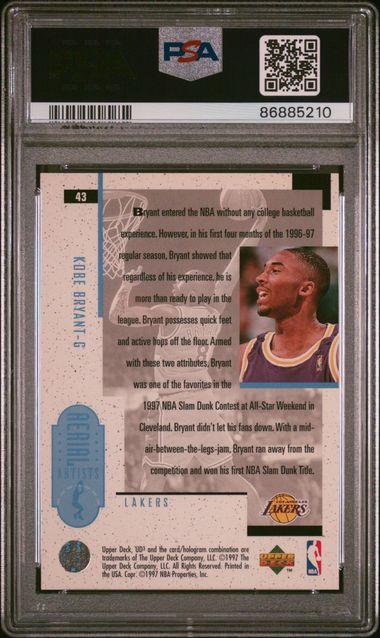 Kobe Bryant 1996-97 UD3 #43 (PSA 7) at PristineAuction.com Kobe Bryant 1996-97 UD3 #43 (PSA 7) at PristineAuction.com