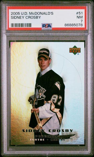 Sidney Crosby 2005-06 McDonald's Upper Deck #51 (PSA 7) at PristineAuction.com Sidney Crosby 2005-06 McDonald's Upper Deck #51 (PSA 7) at PristineAuction.com