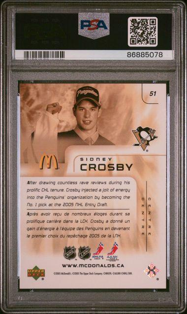 Sidney Crosby 2005-06 McDonald's Upper Deck #51 (PSA 7) at PristineAuction.com Sidney Crosby 2005-06 McDonald's Upper Deck #51 (PSA 7) at PristineAuction.com