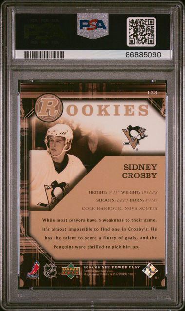 Sidney Crosby 2005-06 Upper Deck Power Play #133 RC (PSA 6) at PristineAuction.com Sidney Crosby 2005-06 Upper Deck Power Play #133 RC (PSA 6) at PristineAuction.com
