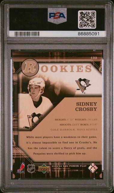 Sidney Crosby 2005-06 Upper Deck Power Play #133 RC (PSA 8) at PristineAuction.com Sidney Crosby 2005-06 Upper Deck Power Play #133 RC (PSA 8) at PristineAuction.com