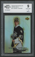 Sidney Crosby 2005-06 Upper Deck McDonald's #51 (BCCG 9) at PristineAuction.com