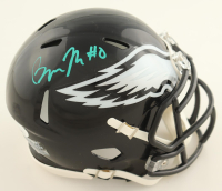 Bryce Huff Signed Eagles Slate Alternate Speed Mini Helmet (JSA) at PristineAuction.com