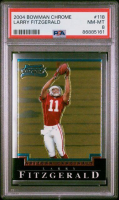 Larry Fitzgerald 2004 Bowman Chrome #118 RC (PSA 8) at PristineAuction.com