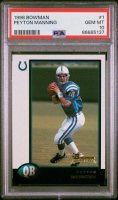 Peyton Manning 1998 Bowman #1 RC (PSA 10) at PristineAuction.com