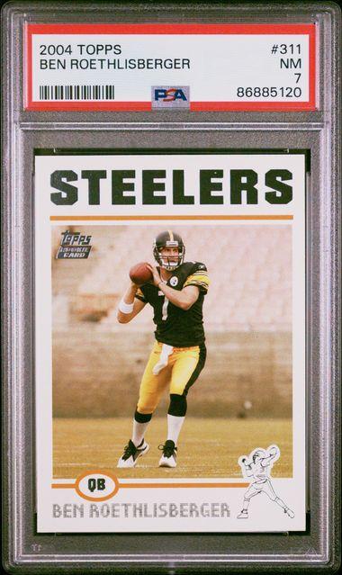 Ben Roethlisberger 2004 Topps #311 RC (PSA 7) at PristineAuction.com Ben Roethlisberger 2004 Topps #311 RC (PSA 7) at PristineAuction.com