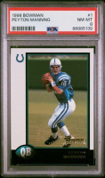 Peyton Manning 1998 Bowman #1 RC (PSA 8) at PristineAuction.com