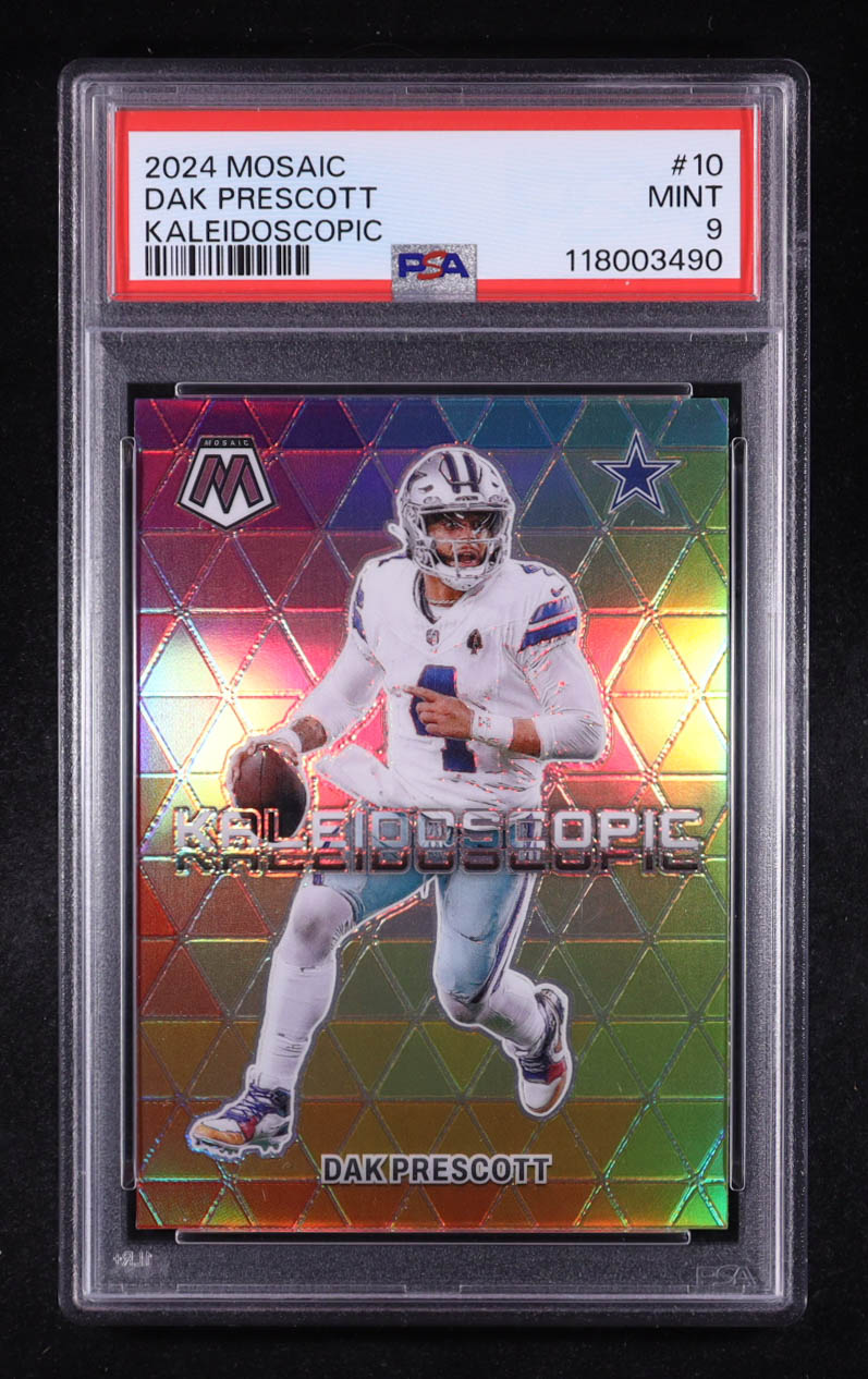 Dak Prescott 2024 Panini Mosaic Kaleidoscopic #10 (PSA 9) at PristineAuction.com Dak Prescott 2024 Panini Mosaic Kaleidoscopic #10 (PSA 9) at PristineAuction.com