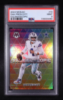 Dak Prescott 2024 Panini Mosaic Kaleidoscopic #10 (PSA 9) at PristineAuction.com