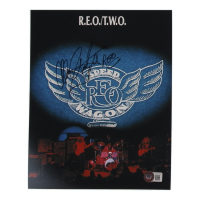 Alan Gratzer Signed REO Speedwagon 8x10 Photo Inscribed "REO" (Beckett) at PristineAuction.com