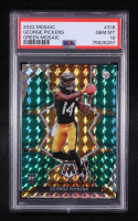 George Pickens 2022 Panini Mosaic Mosaic Green #318 RC (PSA 10) at PristineAuction.com