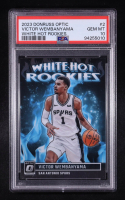 Victor Wembanyama 2023-24 Donruss Optic White Hot Rookies #2 RC (PSA 10) at PristineAuction.com