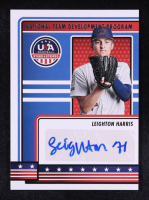 Leighton Harris 2023 USA Baseball Stars and Stripes National Team Development Program Signatures Blue #35 RC at PristineAuction.com