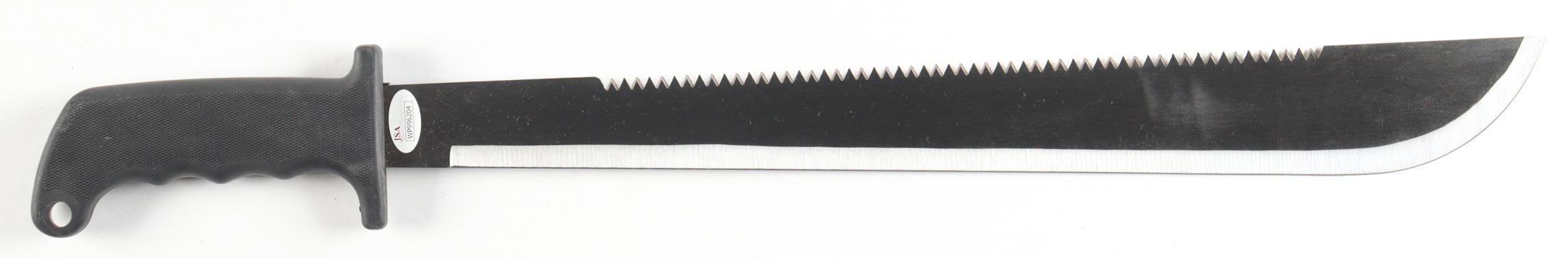 Kane Hodder & Lar Park Lincoln Signed "Friday the 13th" 23" Steel Machete Inscribed "Jason" (JSA) at PristineAuction.com Kane Hodder & Lar Park Lincoln Signed "Friday the 13th" 23" Steel Machete Inscribed "Jason" (JSA) at PristineAuction.com