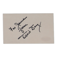 Doris Day Signed Cut Inscribed "From" (ACOA) at PristineAuction.com