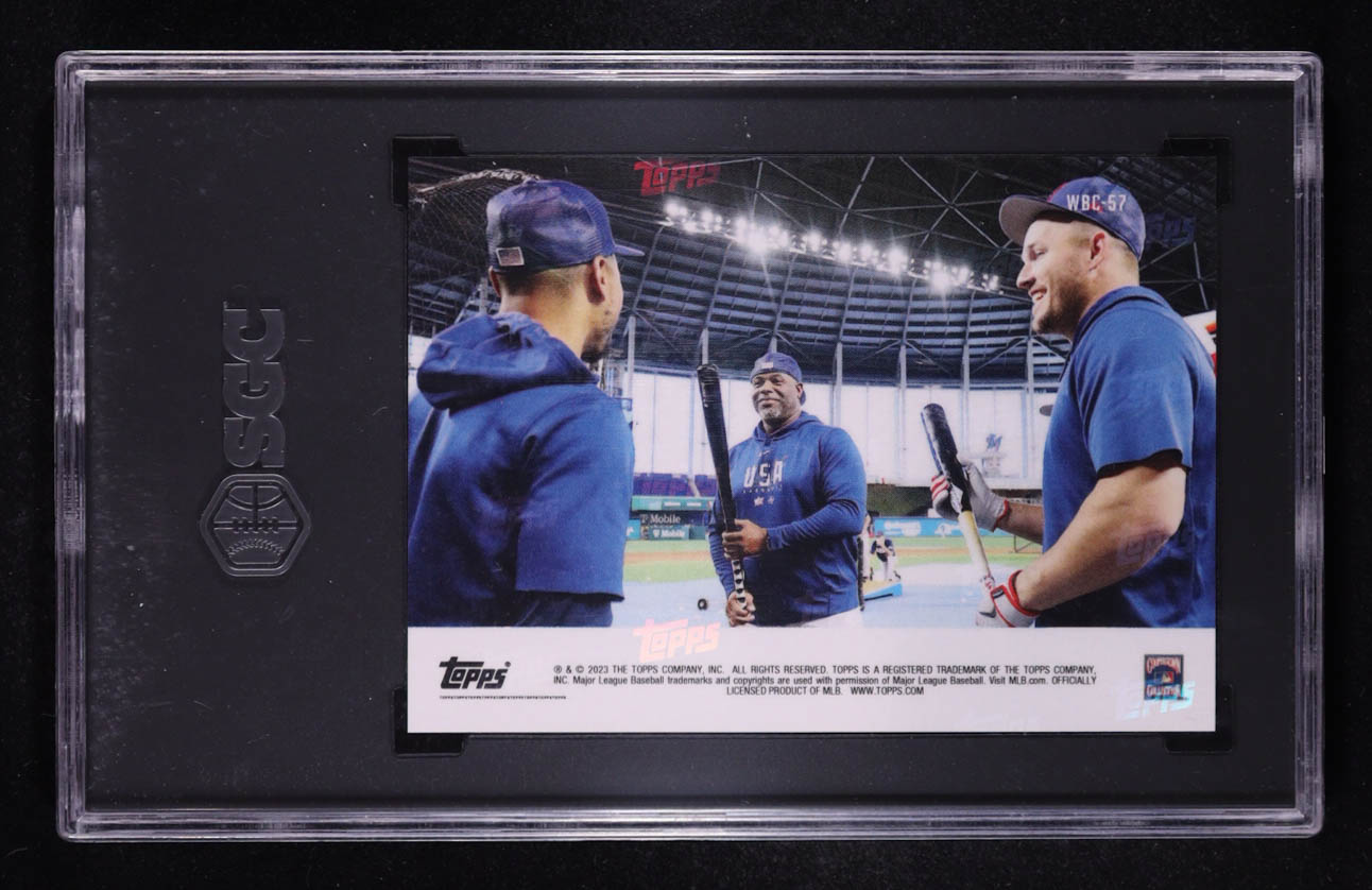 Ken Griffey Jr. 2023 Topps Now World Baseball Classic #WBC57 (SGC 10) at PristineAuction.com Ken Griffey Jr. 2023 Topps Now World Baseball Classic #WBC57 (SGC 10) at PristineAuction.com