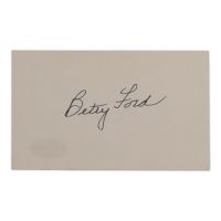 Betty Ford Signed Cut (ACOA) at PristineAuction.com