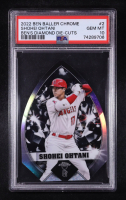 Shohei Ohtani 2022 Topps Ben Baller Chrome Ben's Diamond Die-Cuts #BBDC-2 (PSA 10) at PristineAuction.com