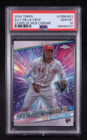 Elly De La Cruz 2024 Topps Stars of MLB Chrome #CSMLB23 RC (PSA 10) at PristineAuction.com