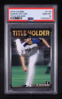 Shohei Ohtani 2016 Calbee Title Holder #T-03 RC (PSA 10) at PristineAuction.com