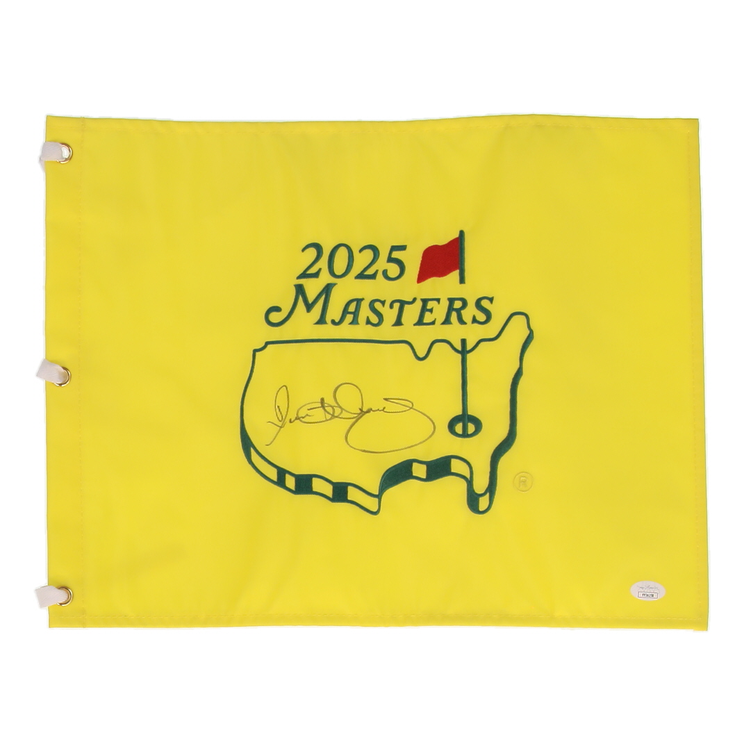 Rory McIlroy Signed 2025 Masters Tournament Pin Flag (JSA) at PristineAuction.com Rory McIlroy Signed 2025 Masters Tournament Pin Flag (JSA) at PristineAuction.com