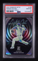 Shohei Ohtani 2022 Panini Donruss Optic Lights Out-Holo #LO-6 (PSA 10) at PristineAuction.com