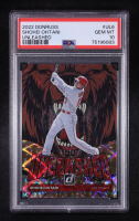 Shohei Ohtani 2022 Panini Donruss Unleashed #UL-6 #577/999 (PSA 10) at PristineAuction.com