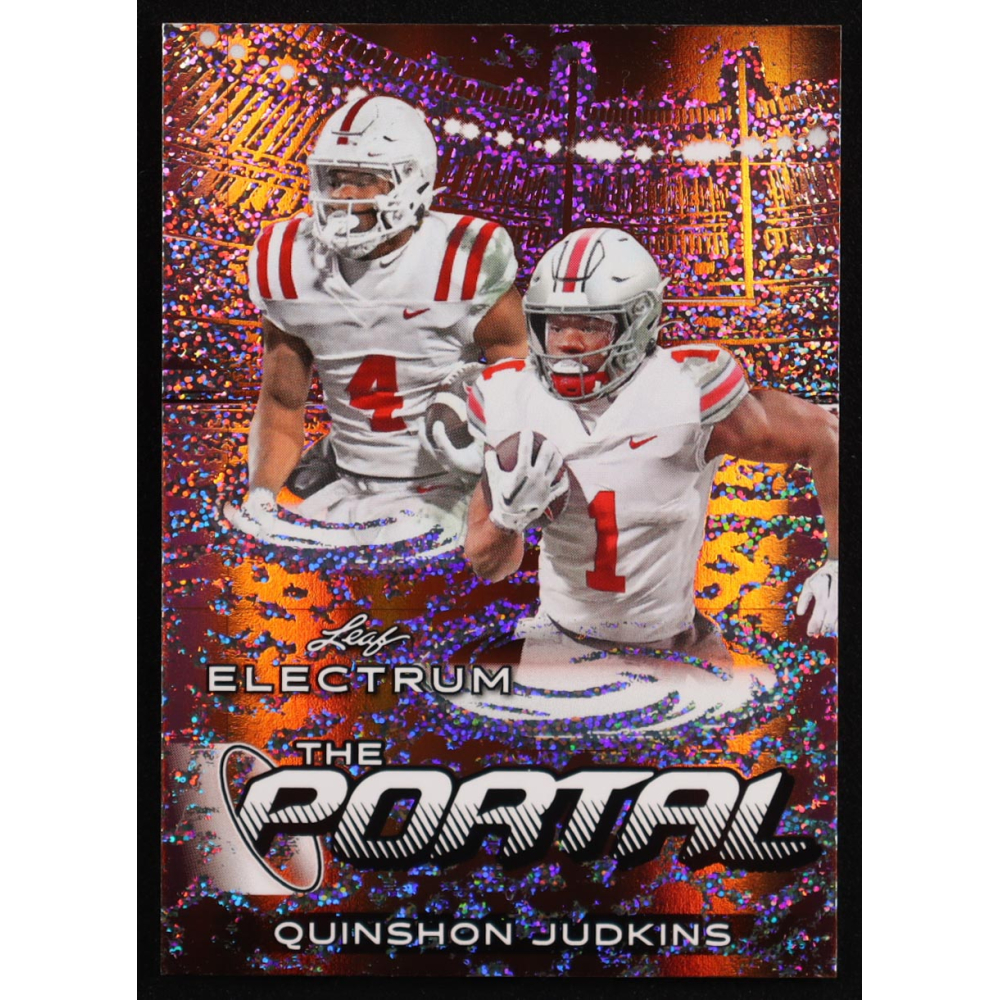 Quinshon Judkins 2024 Leaf Electrum The Portal #TPB14 #13/45 at PristineAuction.com