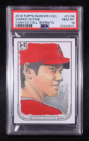 Shohei Ohtani 2018 Topps Museum Collection Canvas Collection Reprints #CC-44 RC (PSA 10) at PristineAuction.com