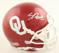 Spencer Rattler Signed Oklahoma Sooners Mini Helmet (PSA) at PristineAuction.com