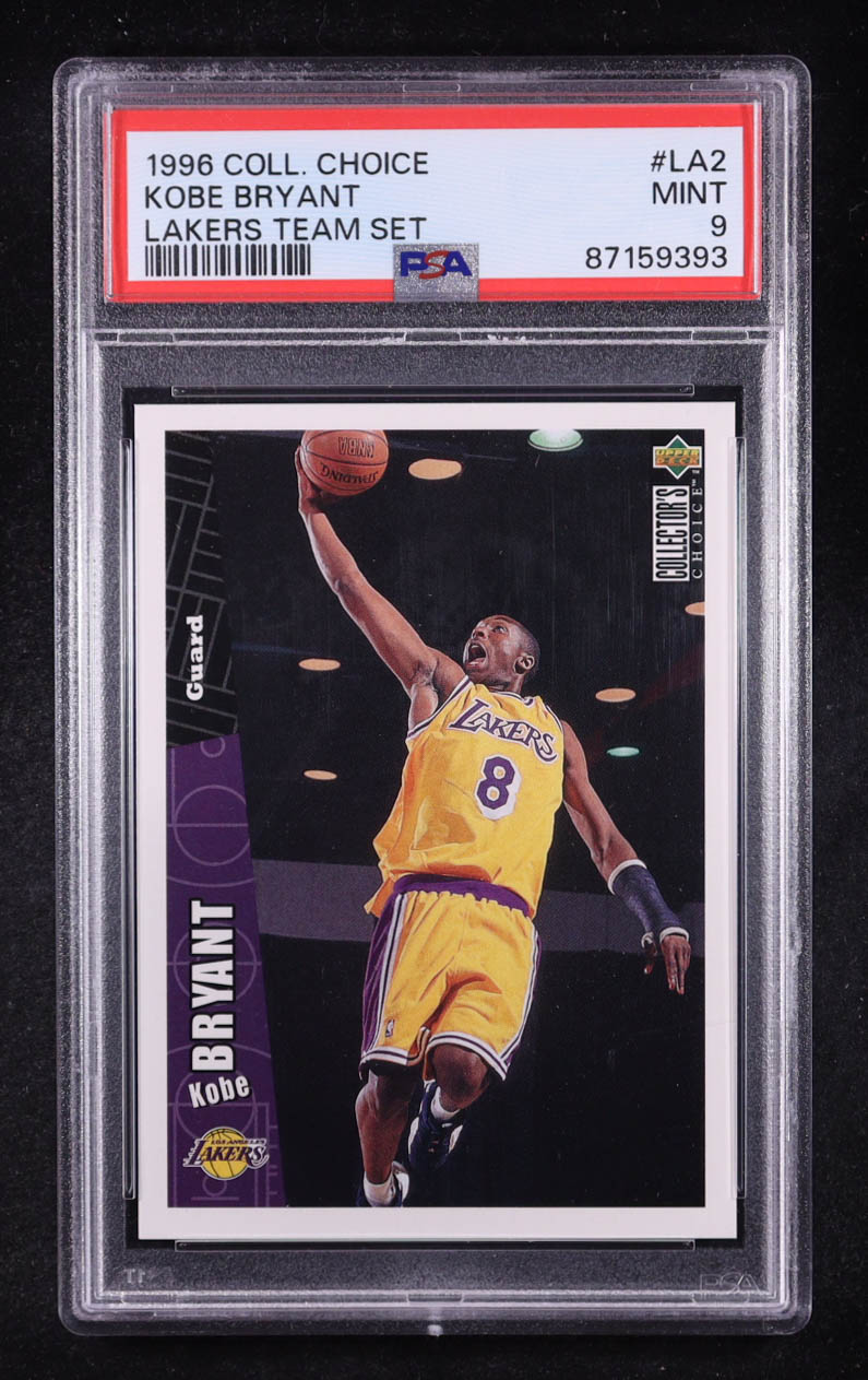 Kobe Bryant 1996-97 Collector's Choice Los Angeles Lakers #LA2 (PSA 9) at PristineAuction.com Kobe Bryant 1996-97 Collector's Choice Los Angeles Lakers #LA2 (PSA 9) at PristineAuction.com