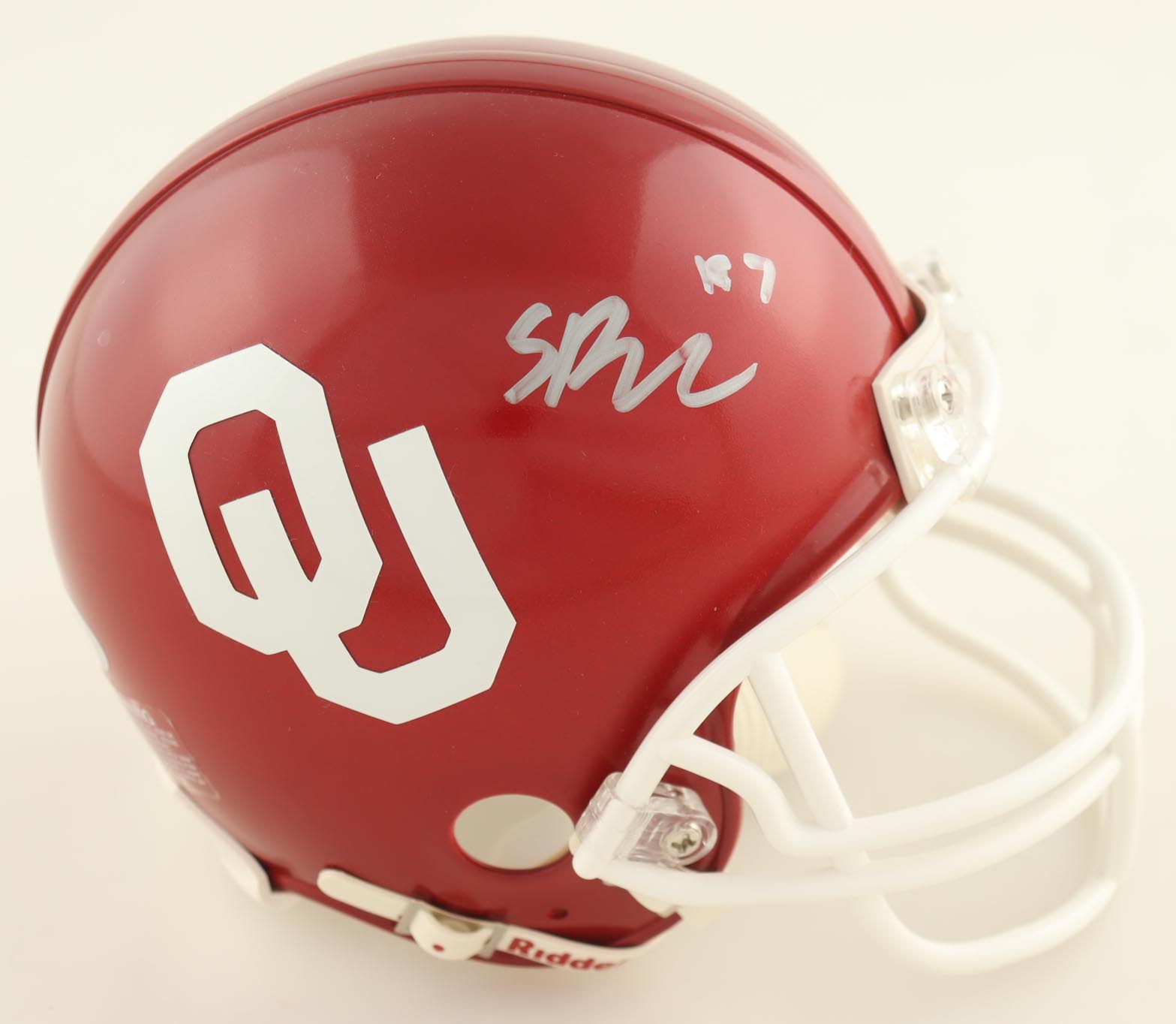 Spencer Rattler Signed Oklahoma Sooners Mini Helmet (PSA) at PristineAuction.com Spencer Rattler Signed Oklahoma Sooners Mini Helmet (PSA) at PristineAuction.com
