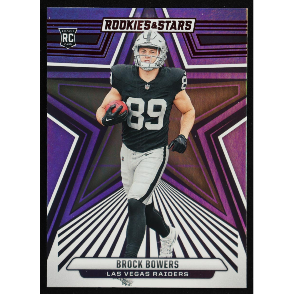 Brock Bowers 2024 Rookies and Stars Longevity #114 RC at PristineAuction.com