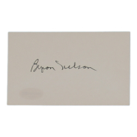 Byron Nelson Signed Cut (ACOA) at PristineAuction.com