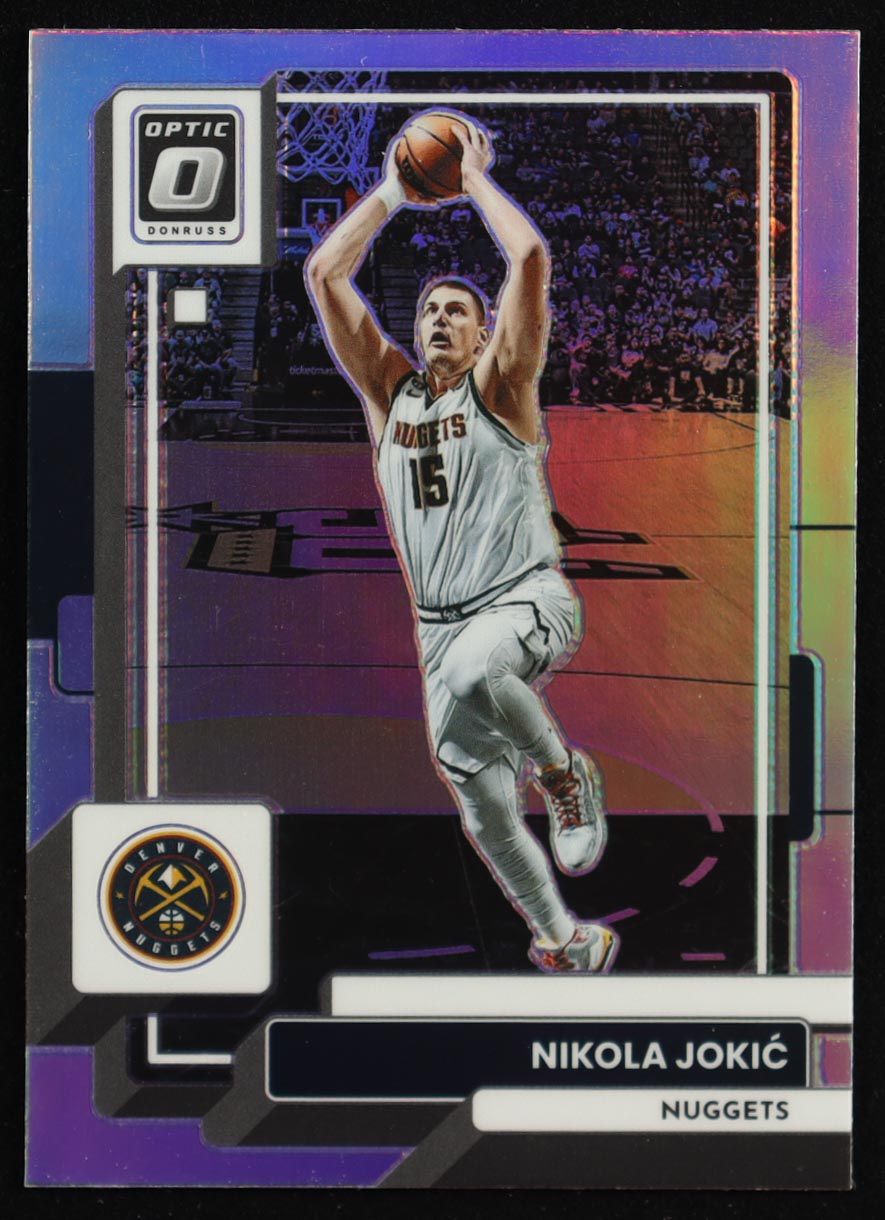 Nikola Jokic 2022-23 Donruss Optic Holo #48 at PristineAuction.com Nikola Jokic 2022-23 Donruss Optic Holo #48 at PristineAuction.com