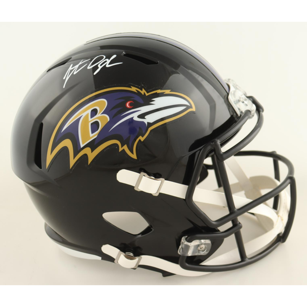 Jonathan Ogden Signed Ravens Full-Size Speed Helmet (Beckett) at PristineAuction.com
