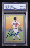 Chipper Jones Signed 2020 Topps Turkey Red '20 Series 2 Trading Card #TR14 (PSA 10) at PristineAuction.com