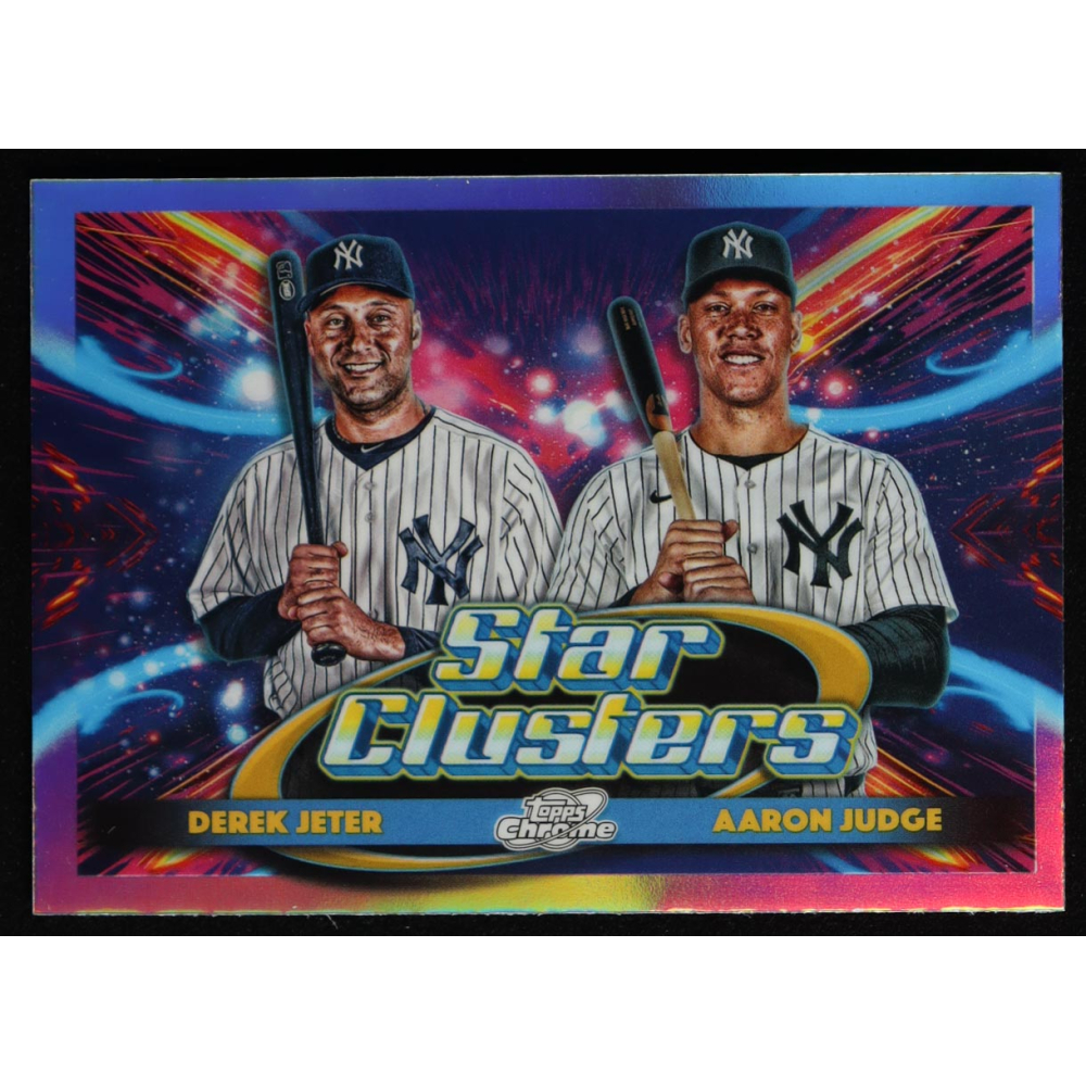 Derek Jeter / Aaron Judge 2025 Topps Cosmic Chrome Dual Star Clusters #DSC1 at PristineAuction.com