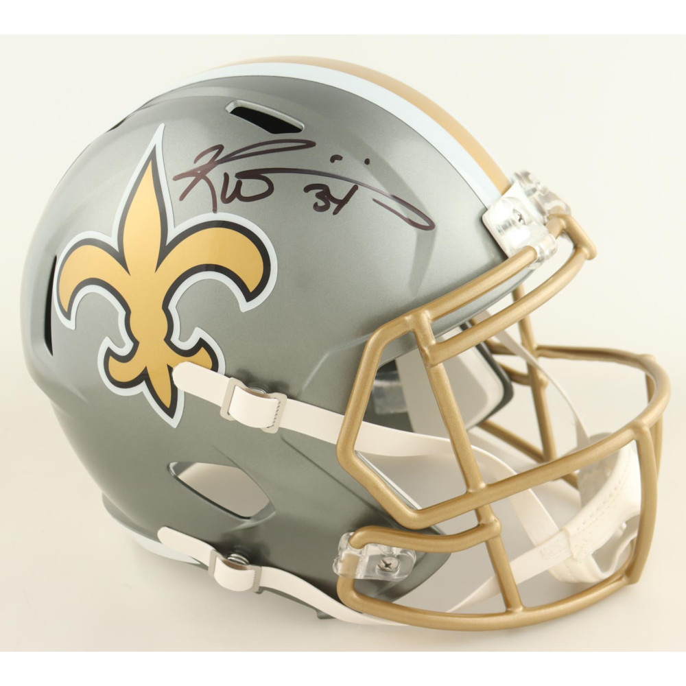 Ricky Williams Signed Saints Full-Size Flash Alternate Speed Helmet (Beckett) at PristineAuction.com